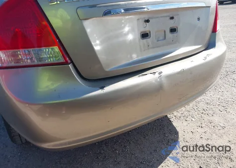 2007 Kia Spectra Ex from USA, damaged, VIN KNAFE121X75439269